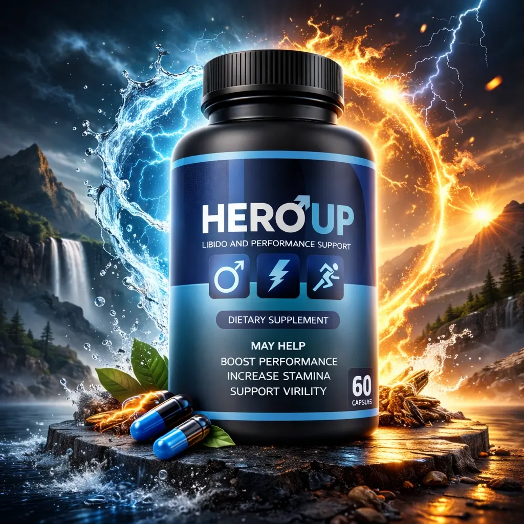 HeroUP Male Vitality & Energy Support Supplement